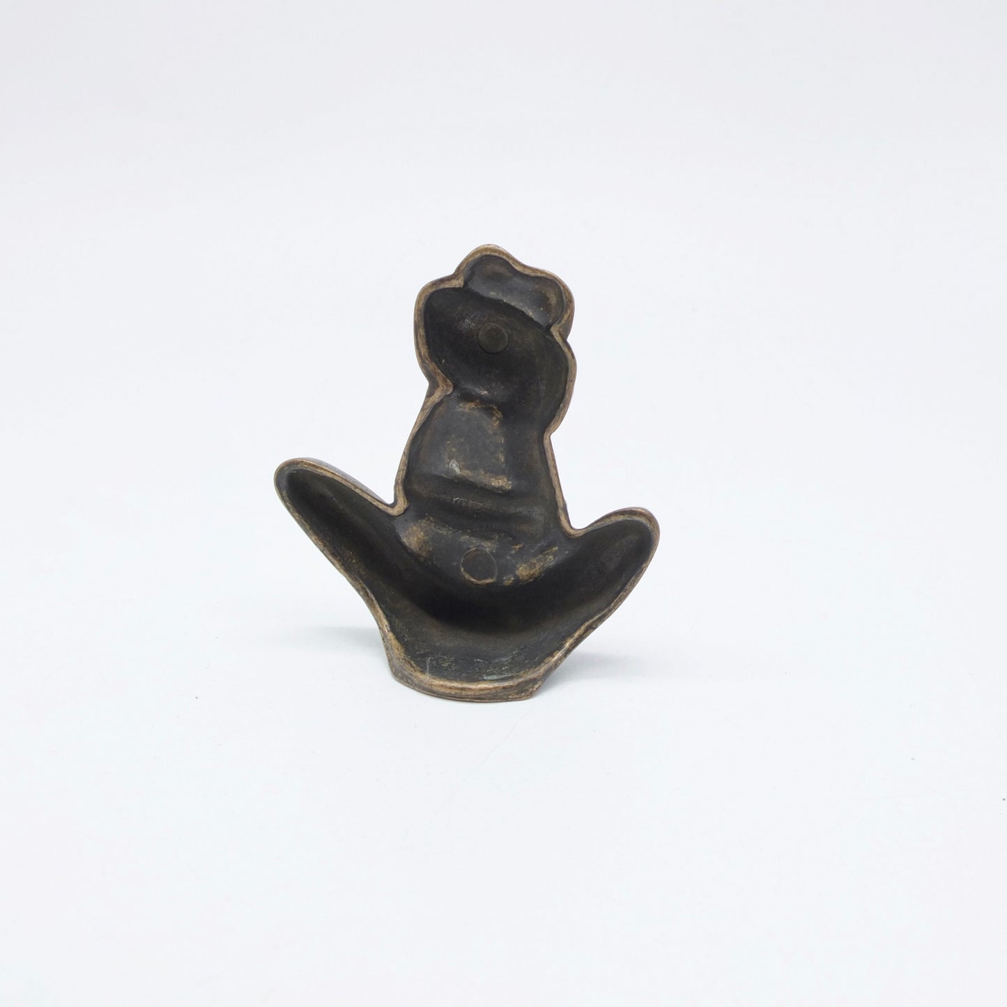 Vintage Brass Frog, Frog lovers, Frog figurine, Metal Frog, vintage frog