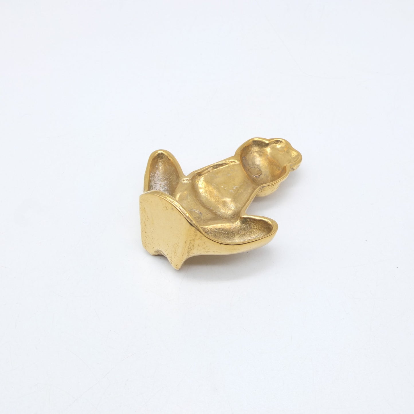 Vintage Brass Frog, Frog lovers, Frog figurine, Metal Frog, vintage frog