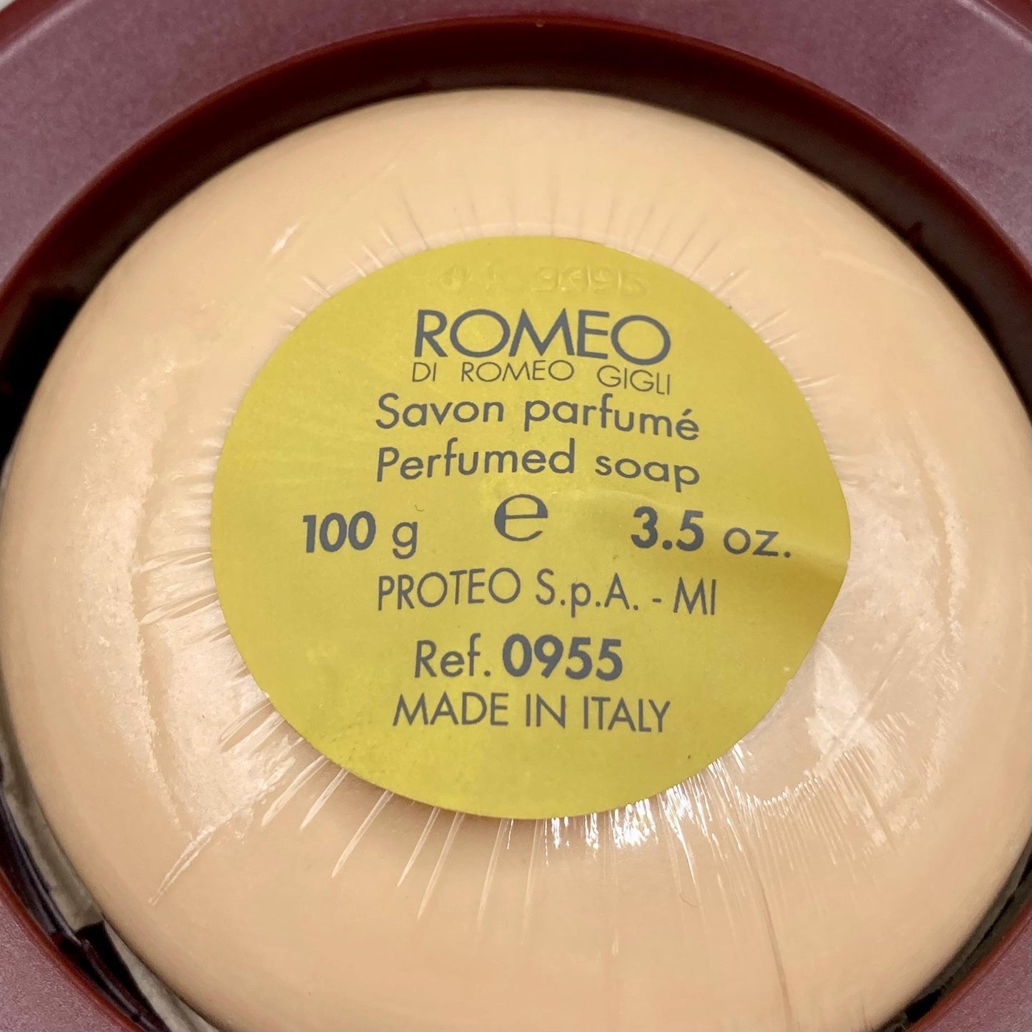 Vintage Luxury Italian Soap Romeo Gigli, vintage soap, vintage soap dish