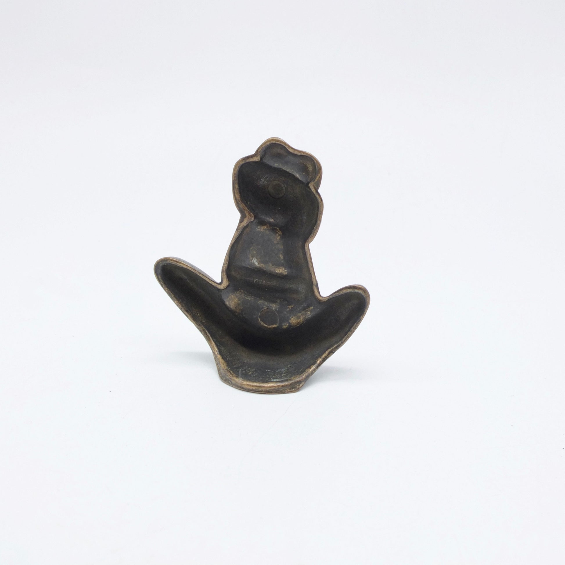 Vintage Brass Frog, Frog lovers, Frog figurine, Metal Frog, vintage frog
