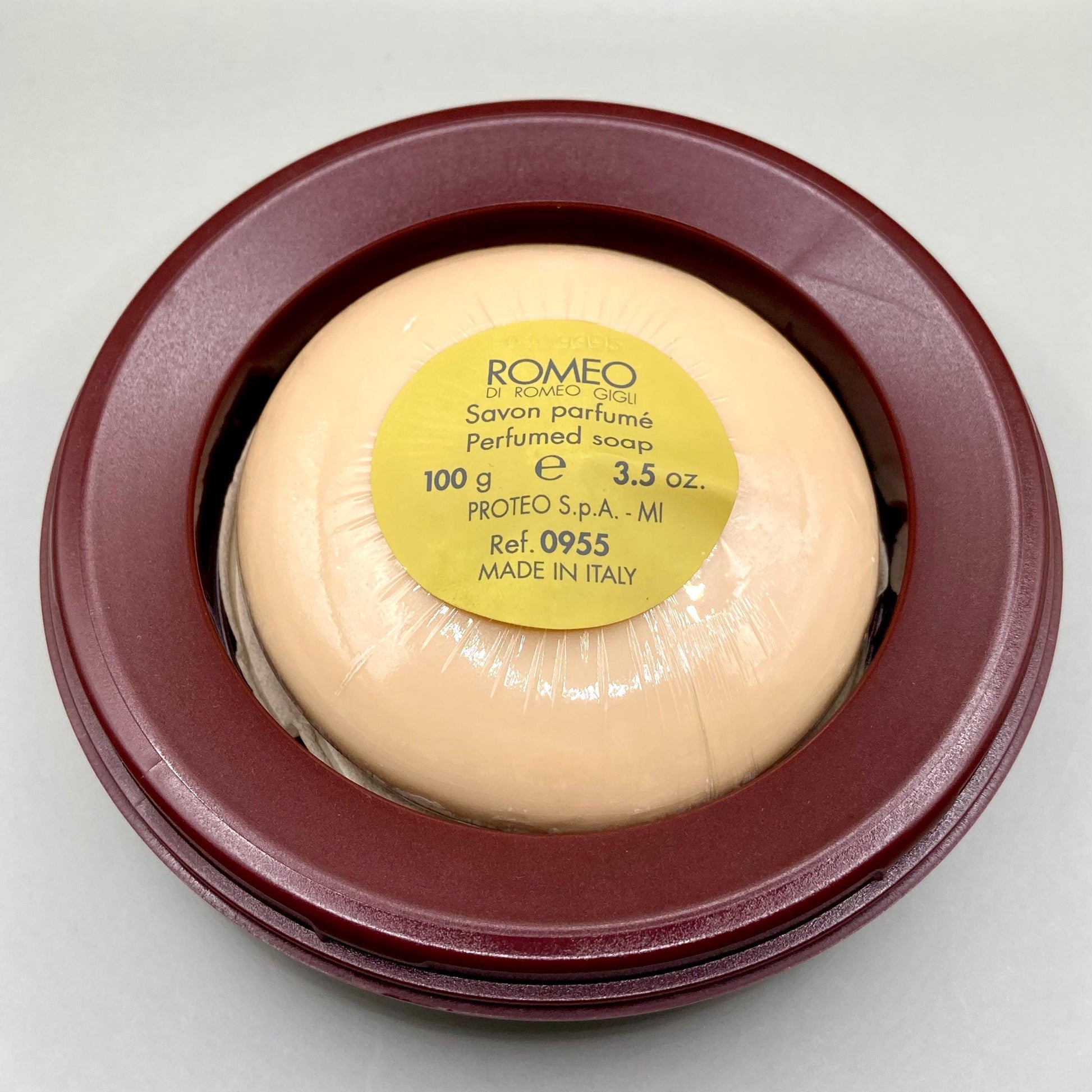 Vintage Luxury Italian Soap Romeo Gigli, vintage soap, vintage soap dish