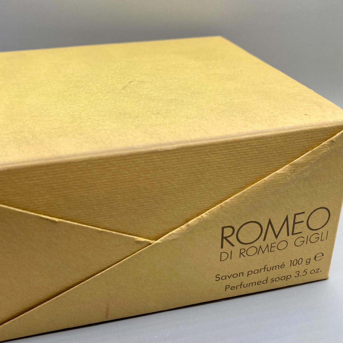 Vintage Luxury Italian Soap Romeo Gigli, vintage soap, vintage soap dish
